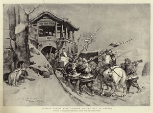 Troupes chinoises près de Laichow en route pour Chefoo